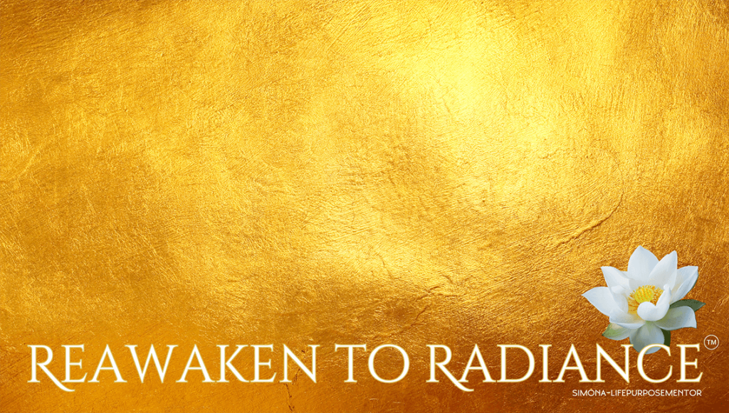 The banner of my flagship coaching programme "Reawaken To Radiance"