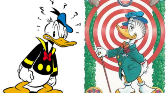 Donald Duck and Galdstone Gander, two perfect examples of the law of resonance